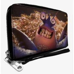 Cheap 🔔 Disney Moana Tamatoa Smiling Face Close Up Zip Around Wallet 🛒