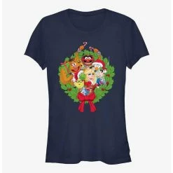 Coupon 🌟 Disney The Muppets Holiday Wreath 👧 Girls T-Shirt ⭐