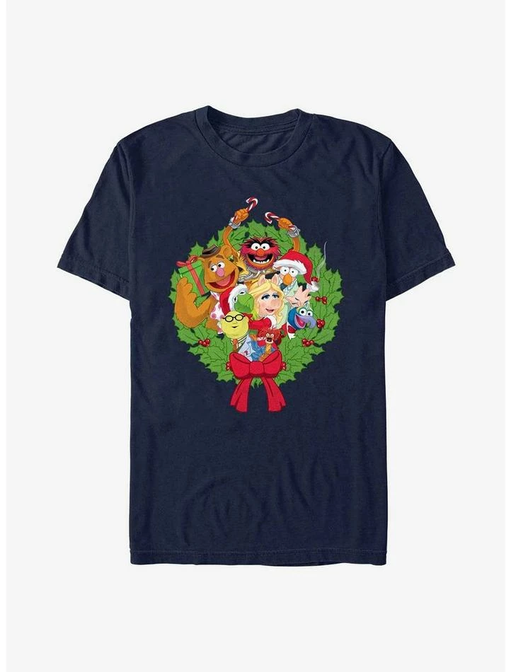 Top 10 ๐ Disney The Muppets Holiday Wreath T-Shirt ๐