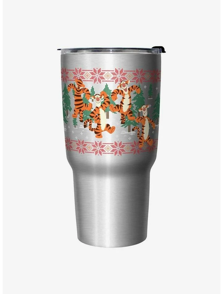 Top 10 ⭐ Disney Winnie The Pooh Tigger Ugly 🎄 Christmas Travel Mug ✔️