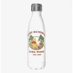 Deals 👏 Disney Winnie The Pooh Camp Hundred Acre Wood Winnie and Piglet Water Bottle 🥰