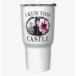 Coupon 👏 Disney Villains Maleficent I Run This Castle Travel Mug 🌟