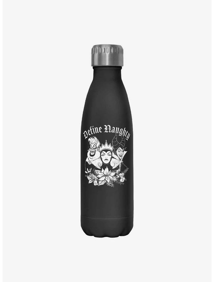 Flash Sale ❤️ Disney Villains Define Naughty Water Bottle ⭐